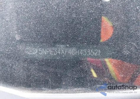 2016 Hyundai Sonata Sport z USA, uszkodzony, nr VIN 5NPE34AF4GH433521